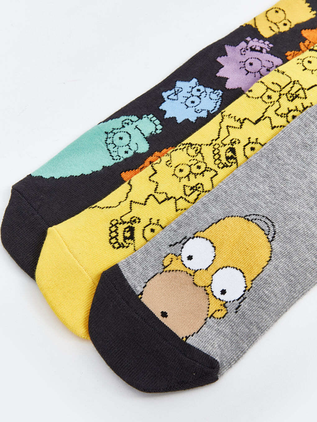 特別セーフ The Simpsons Printed Men's Socks 3-Piece -S4EI85Z8-K00 パンツ