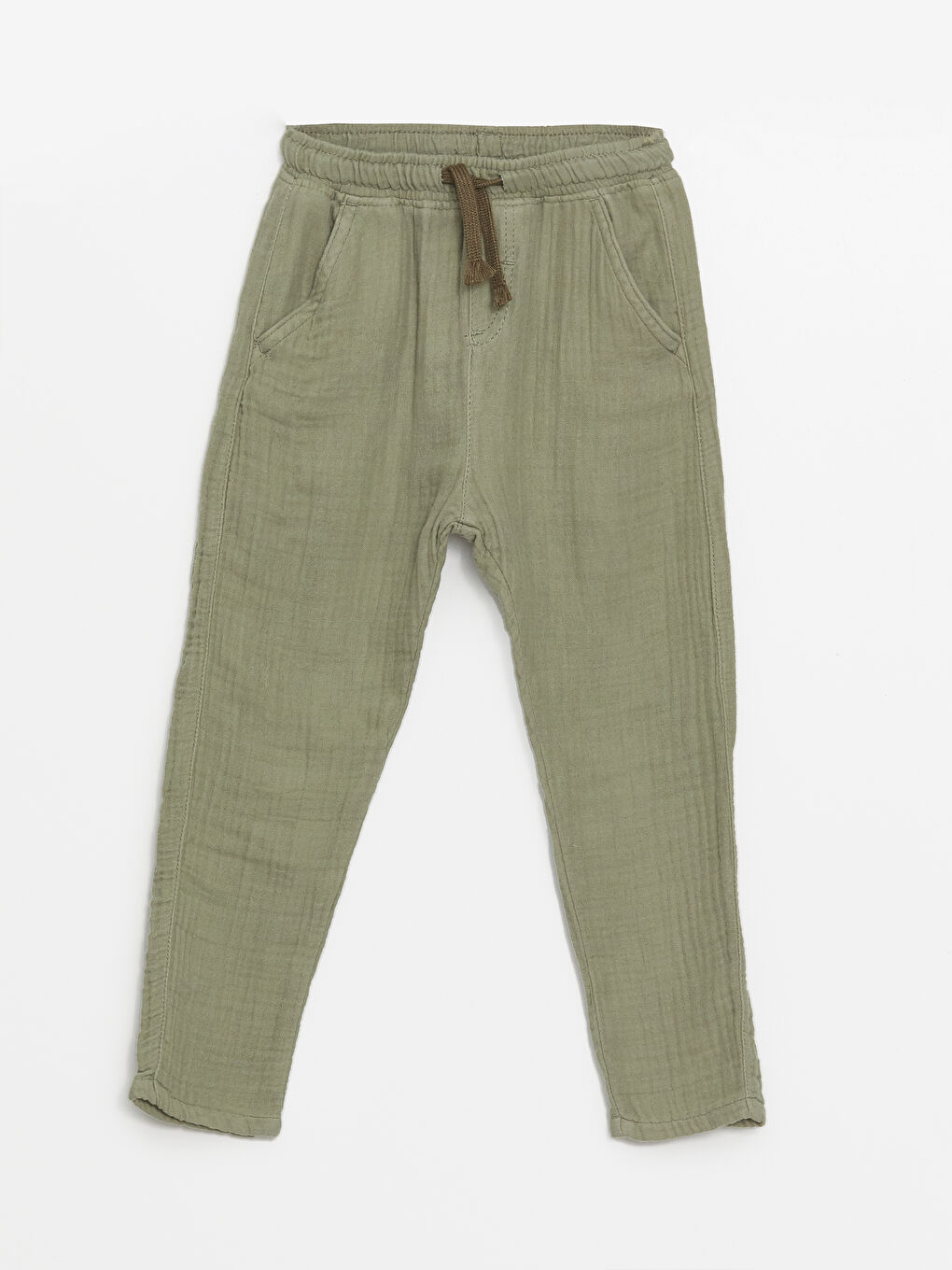 Elastic Waist Baby Boy Trousers -S4FR08Z1-GGY - S4FR08Z1-GGY - LC Waikiki