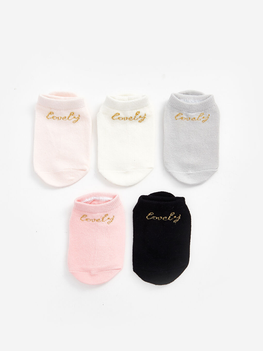 Printed Baby Girl Booties Socks 5 Pieces S4G727Z1 JH3 S4G727Z1 JH3 LC Waikiki
