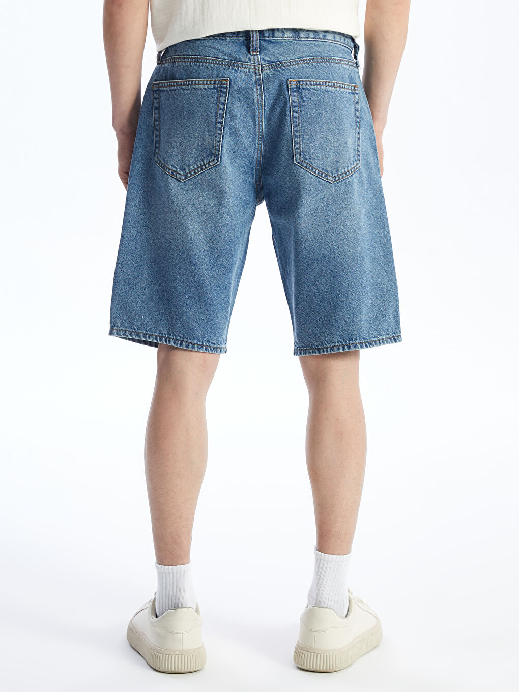 LC WAIKIKI Standard Fit Men's Denim Shorts -S4GA43Z8-H45