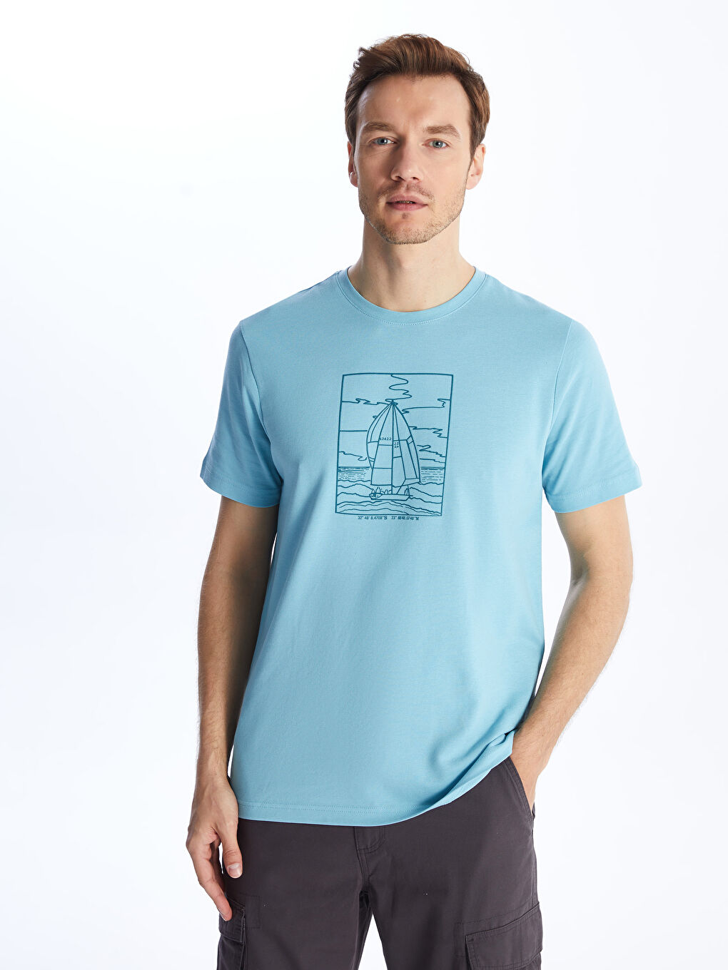 Tシャツ・カットソー ETMON Round Pintuck TShirt, Sky Blue MUSINSA | ETMON Round Pintuck T-Shirt, Sky Blue