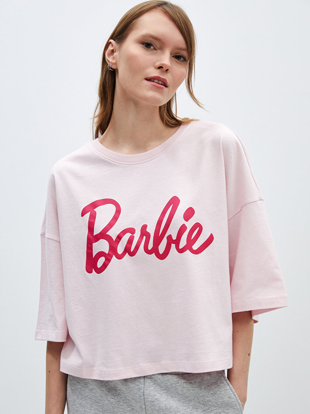 Barbie print short sleeve T-shirt - Women