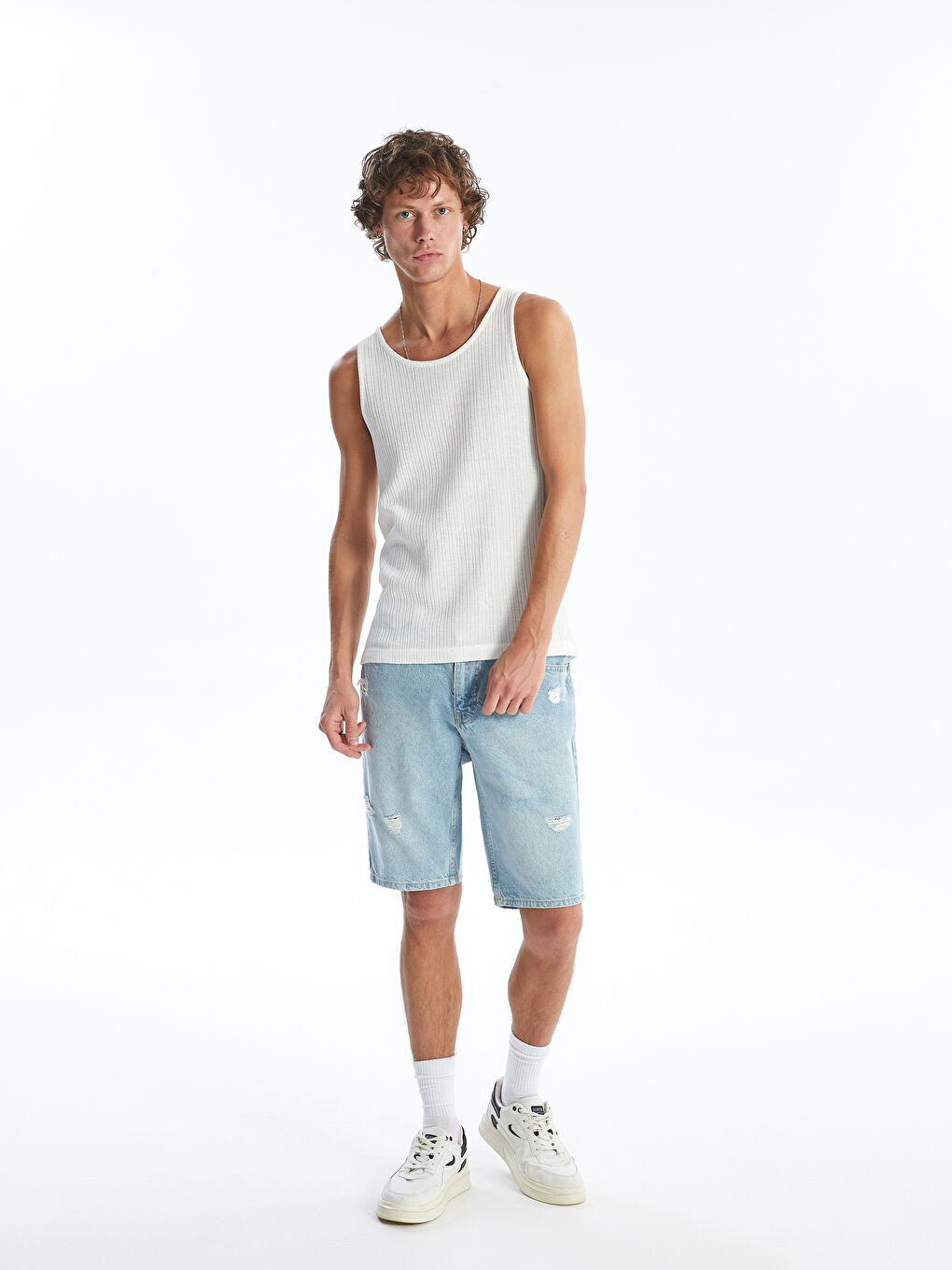 XSIDE Standard Fit Men's Denim Shorts -S4H200Z8-311