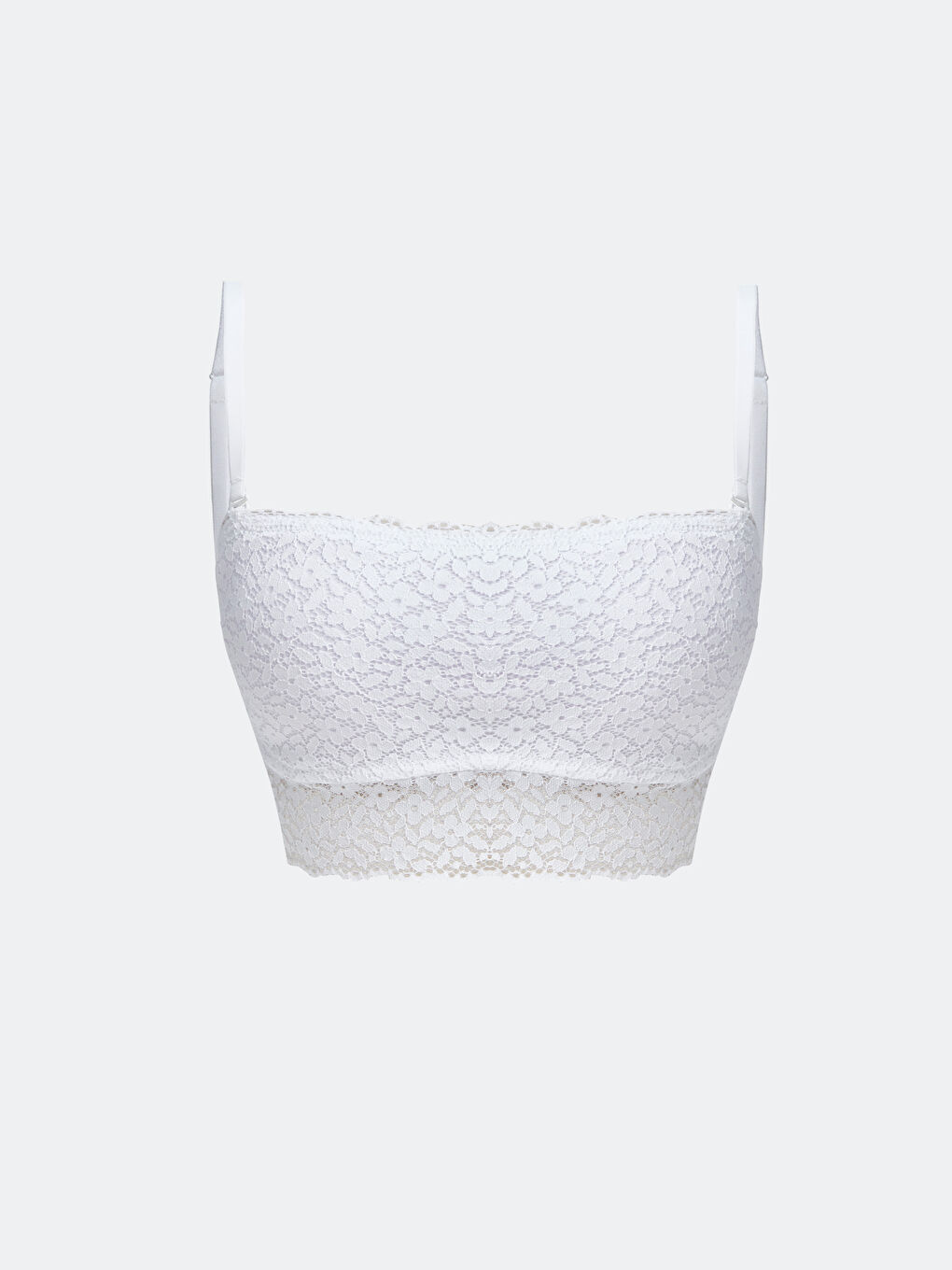 White lace bandeau bralette cheap