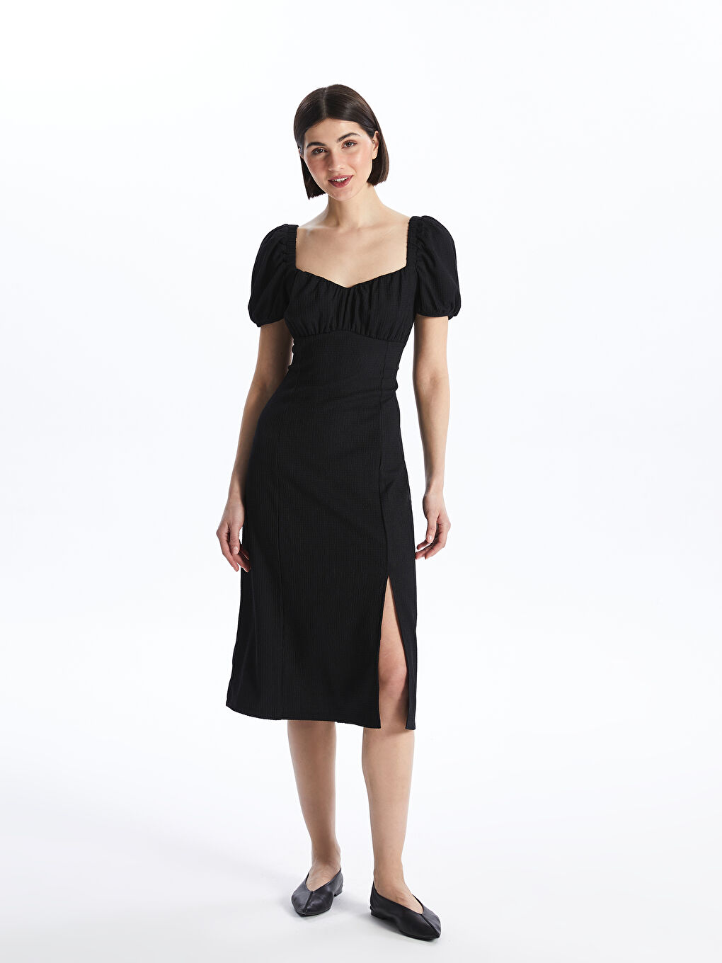Short sleeve straight dress discount