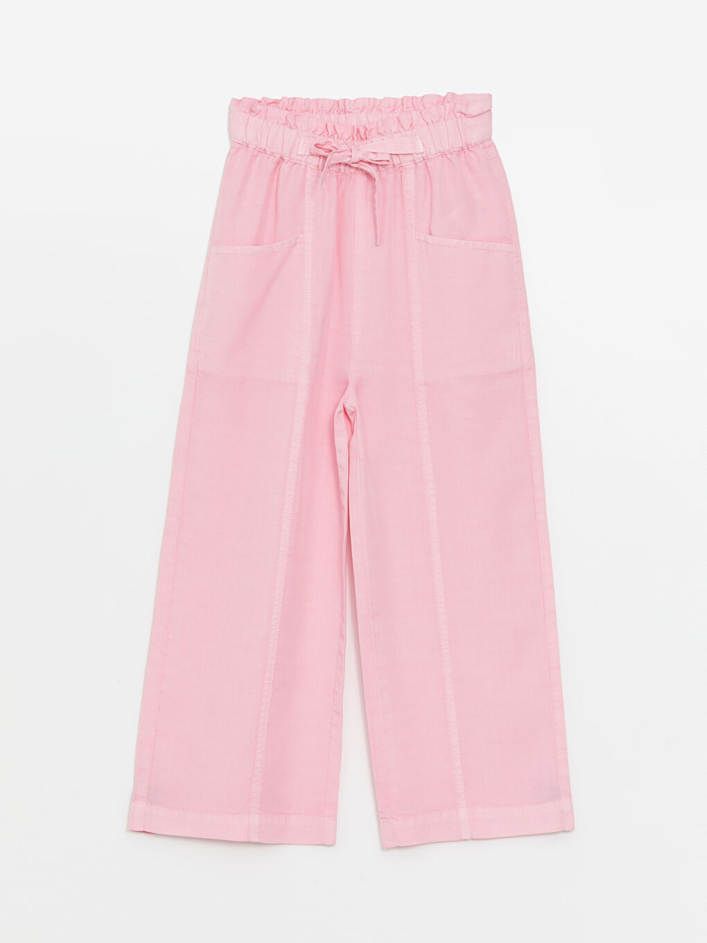 Elastic Waist Basic Baby Girl Trousers -S4I219Z1-FGW - S4I219Z1-FGW - LC  Waikiki