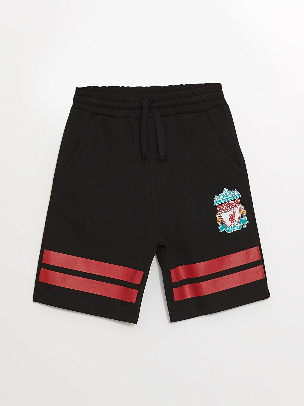 Elastic Waist Liverpool Printed Boys Shorts -S4I335Z4-CVL