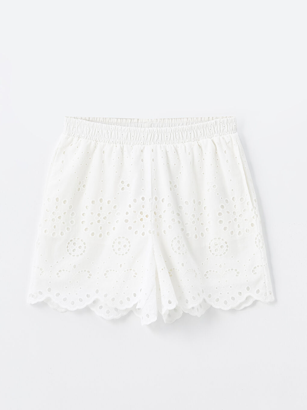 Women's Elastic Waist Patterned horts -S4I926Z8-R9J - S4I926Z8-R9J - LC  Waikiki