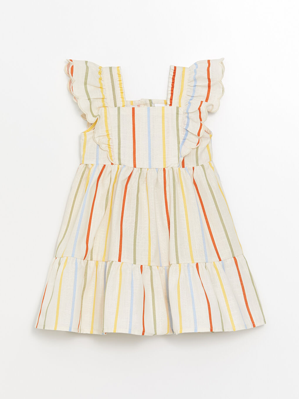 【セール】福袋/福箱ファッション通販 Square Neck -S4IR26Z1-SZ5 Dress Girl Baby Striped Sleeveless ジャケット・アウター