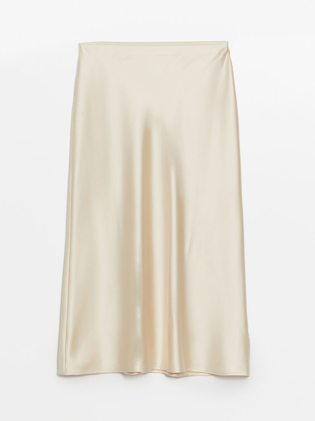 Women's Standard Fit Straight A-Line Satin Skirt -S4IV31Z8 Women's Standard Fit Straight A-Line Satin Skirt -S4IV31Z8