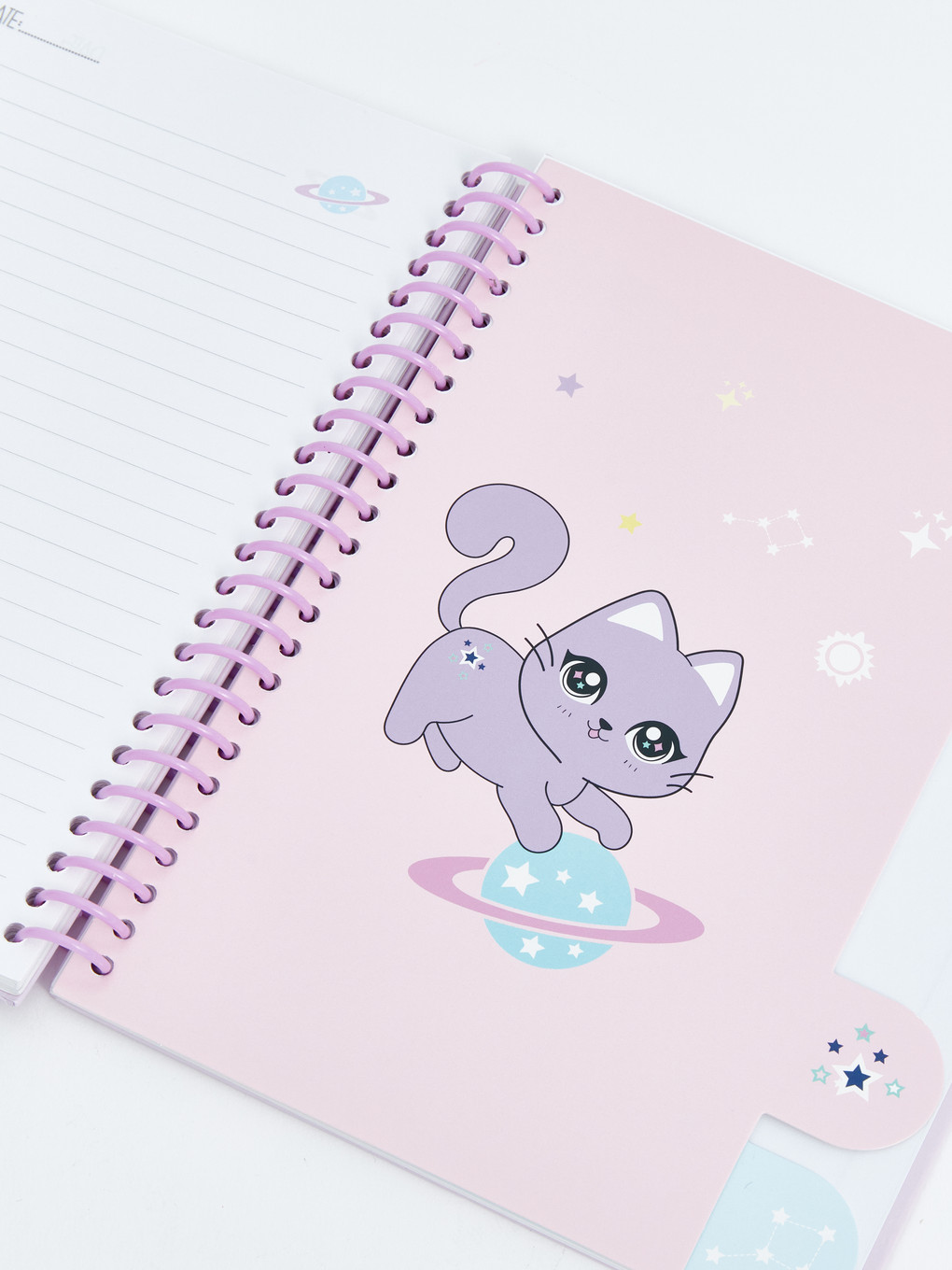 Cat Printed String Notebook -S4J900Z8-M0T - S4J900Z8-M0T - LC Waikiki
