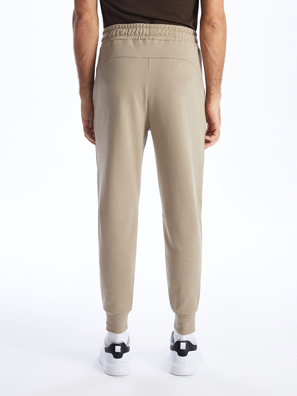 Slim fit khaki joggers top