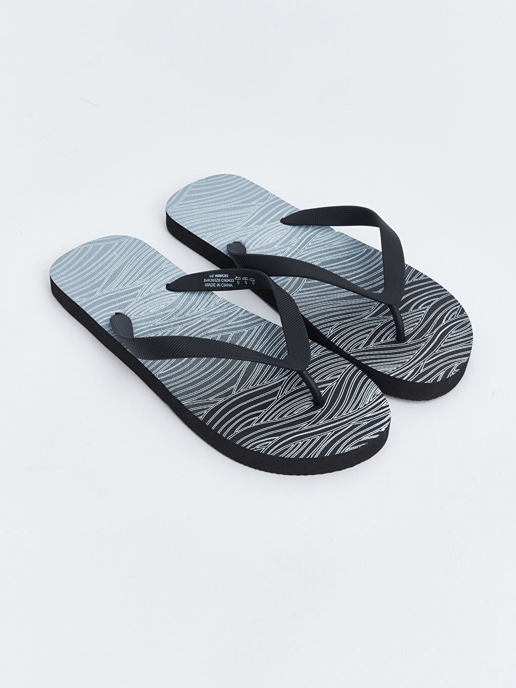 Patterned Men s Flip Flops S4K395Z8 F9C S4K395Z8 F9C LC Waikiki