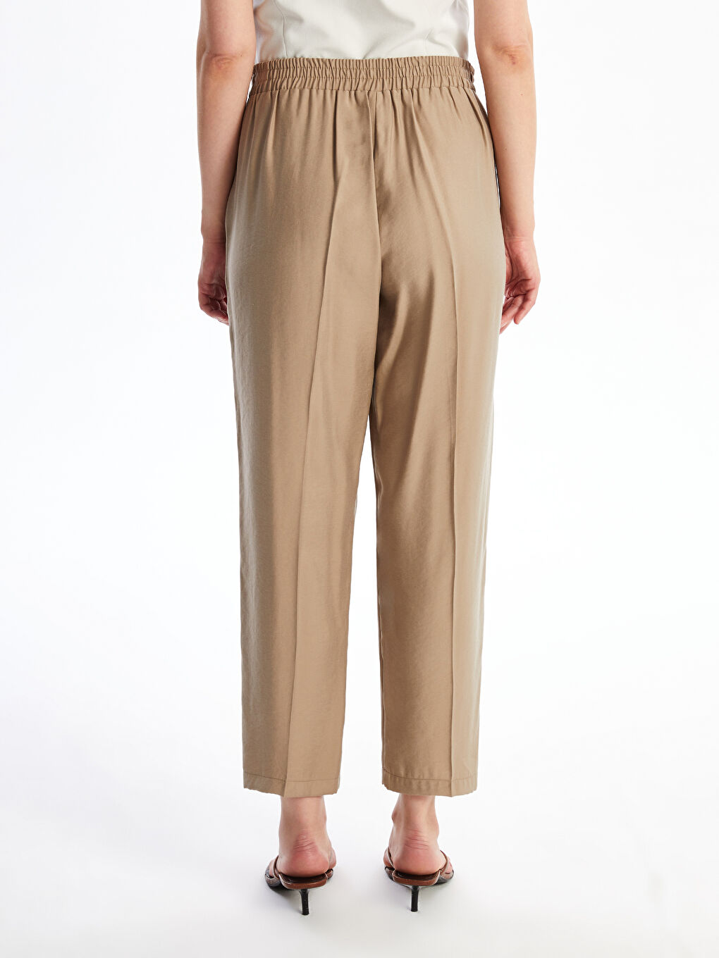 Carrot Cut Women Pants With Elastic Waist -S4L279Z8-KL8 - S4L279Z8-KL8 - LC  Waikiki