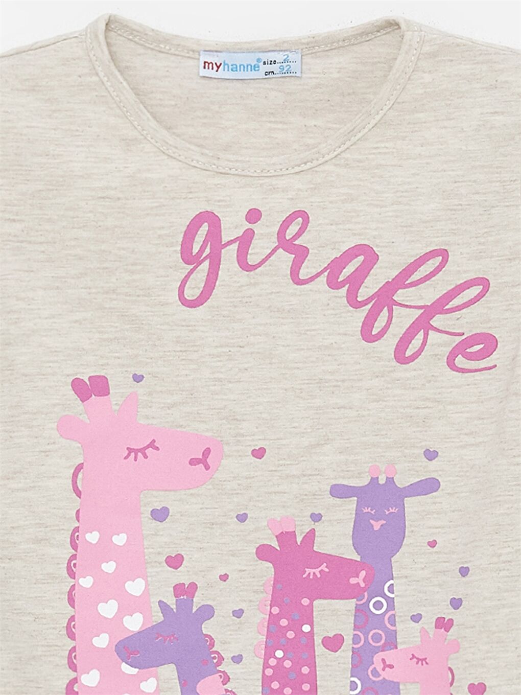 تی شرت نوزاد دختر فیت نرمال میهن S4M190Z1 | Myhanne - Image 2