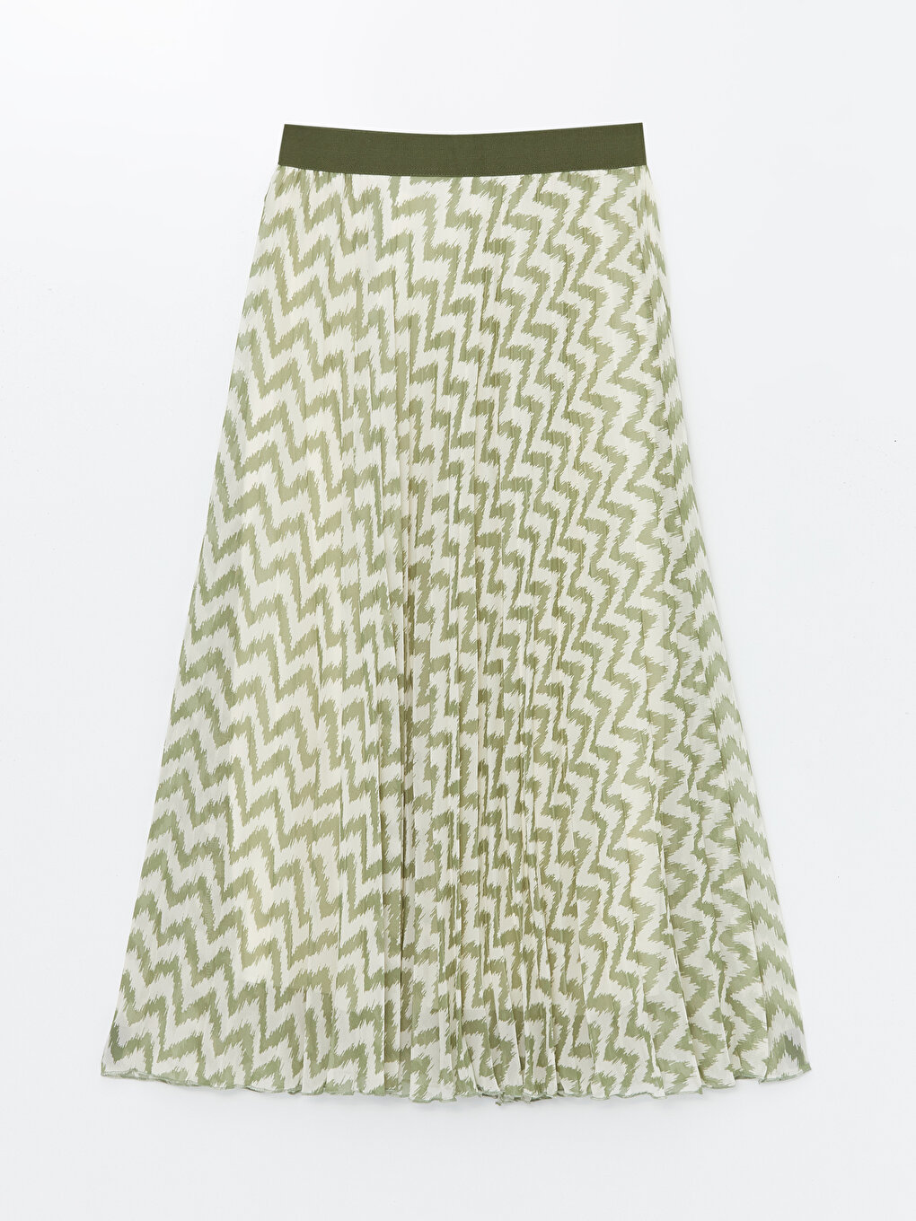 Elastic Waist Patterned Chiffon Women's Skirt -S4MA95Z8-LFT - S4MA95Z8 ...