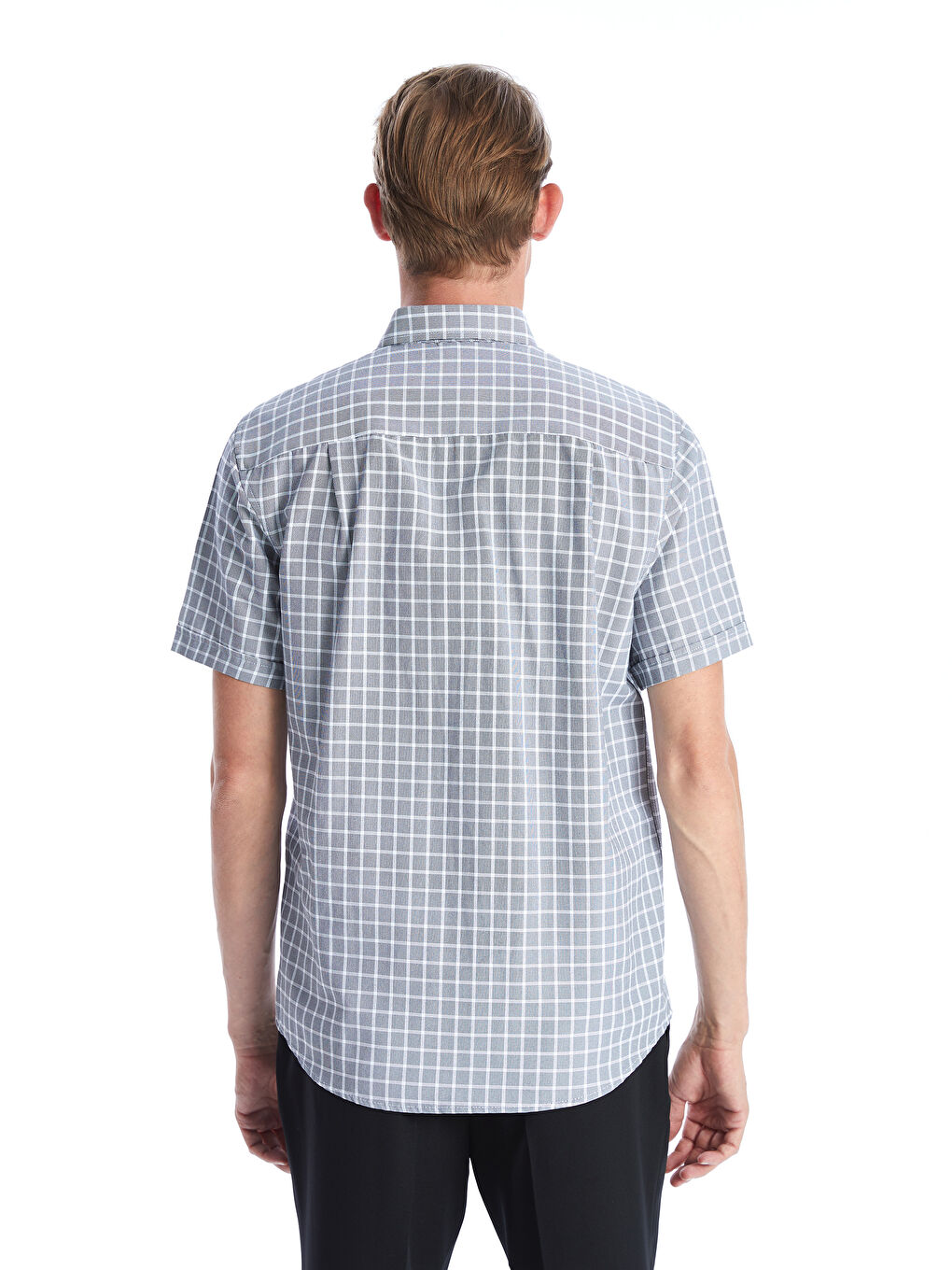 Regular Fit Short Sleeve Men's Shirt -S4NE97Z8-LKX Regular Fit Short Sleeve Men's Shirt -S4NE97Z8-LKX