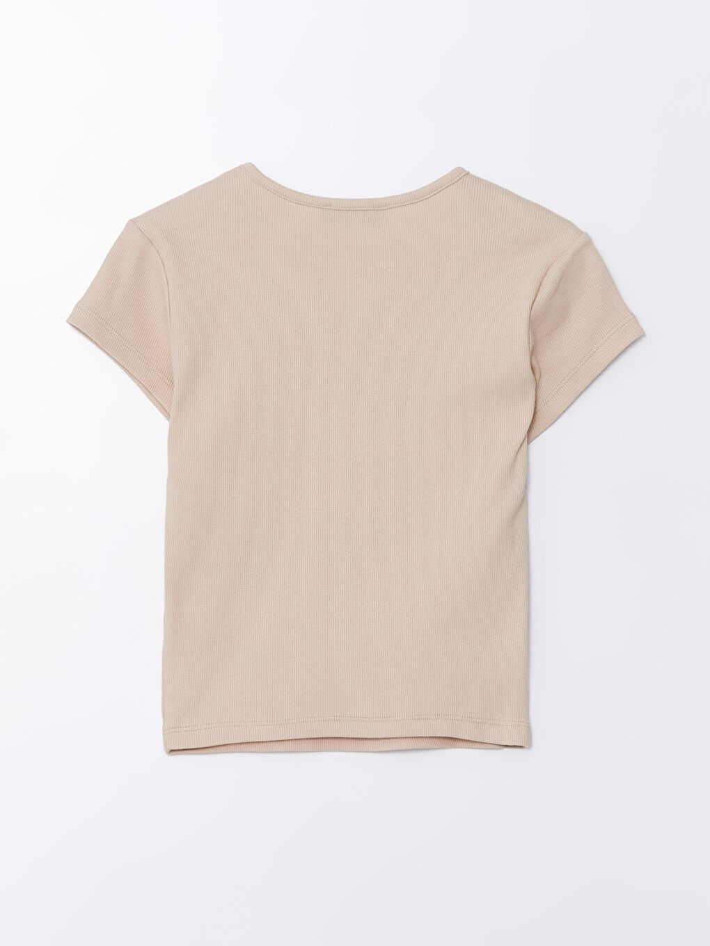 XSIDE Crew Neck Printed Short Sleeve Women's Crop Top