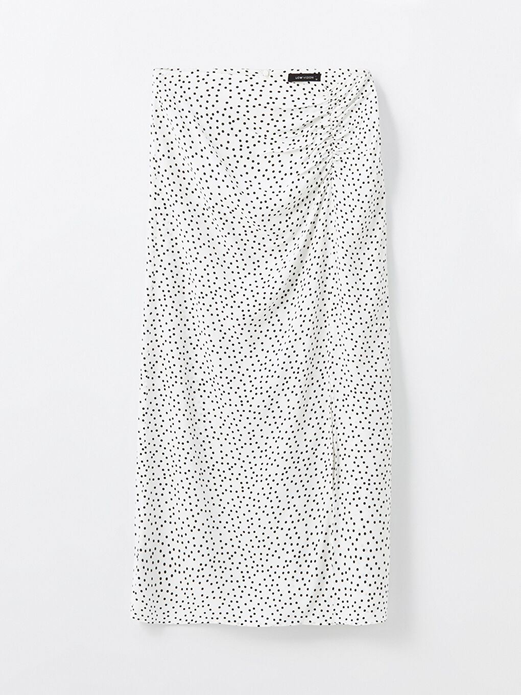 Polka Dot Women's Skirt with Zippered Waist -S4NK14Z8-LU7