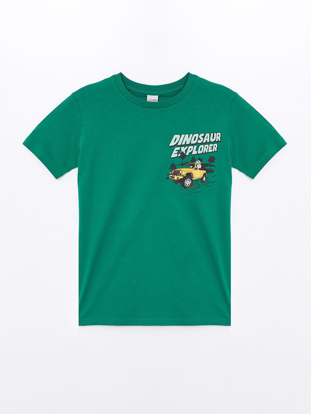 Crew Neck Printed Short Sleeve Boys' T-Shirt -S4NV83Z4-HQH
