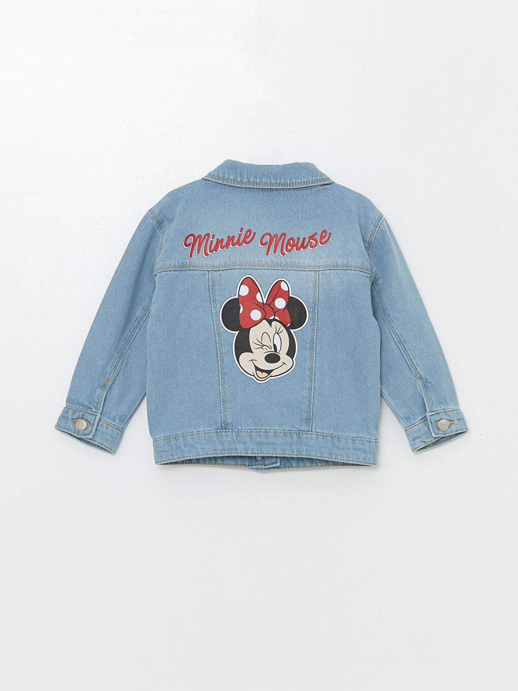 Minnie Mouse Printed Baby Girl Jean Jacket S4OG18Z1 311 S4OG18Z1 311 LC Waikiki