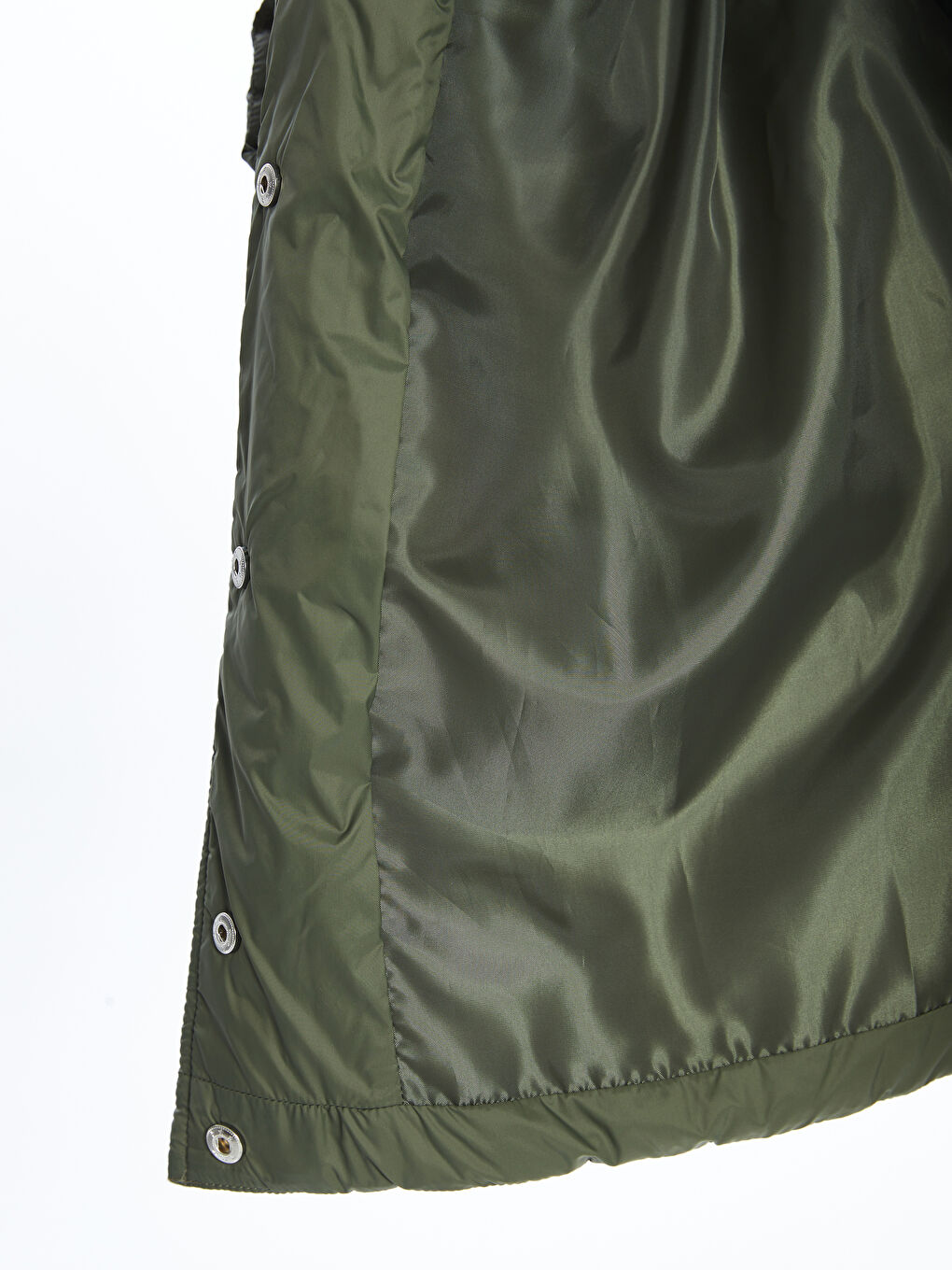 queri。 LC WAIKIKI Дута куртка з коміром-воронкою та стьобаним