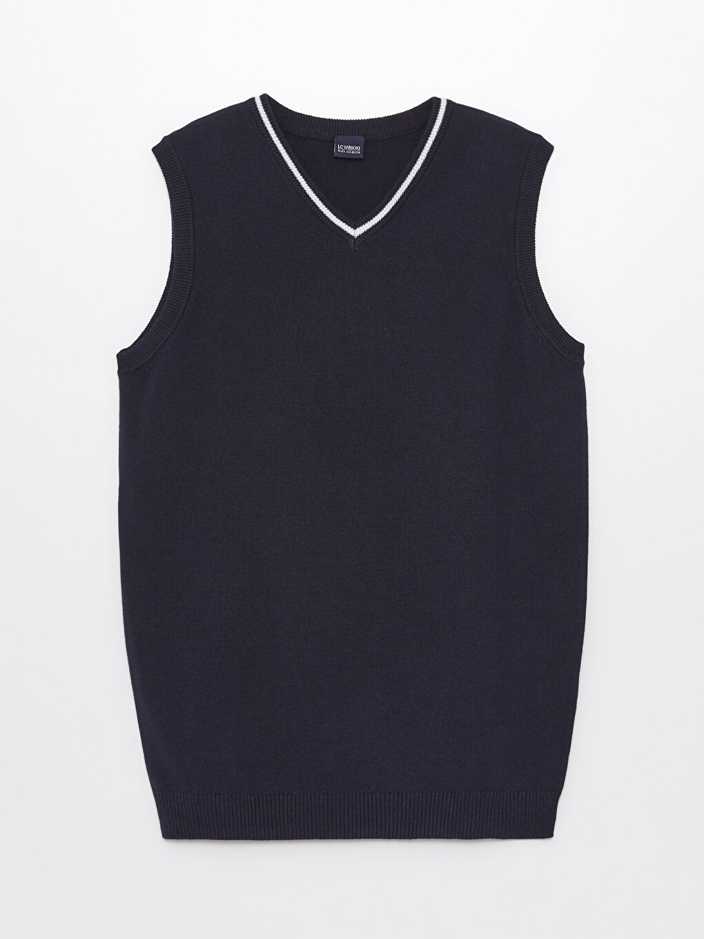 LC WAIKIKI V Neck Basic Boys' Knitwear Sweater Vest -W40206Z4-HRC