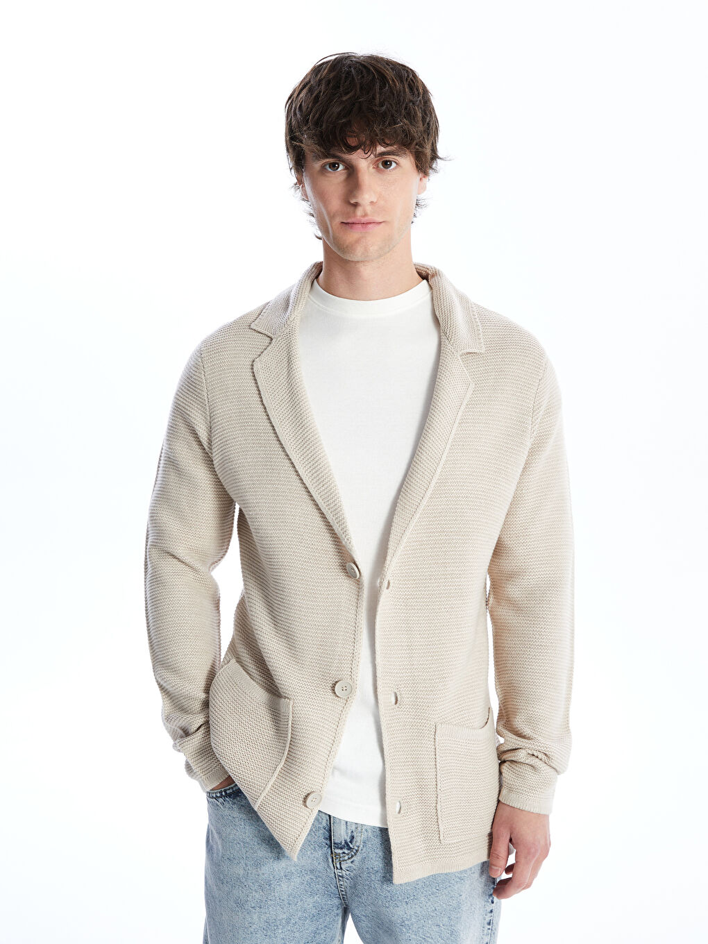 Slim fit shawl collar cardigan deals