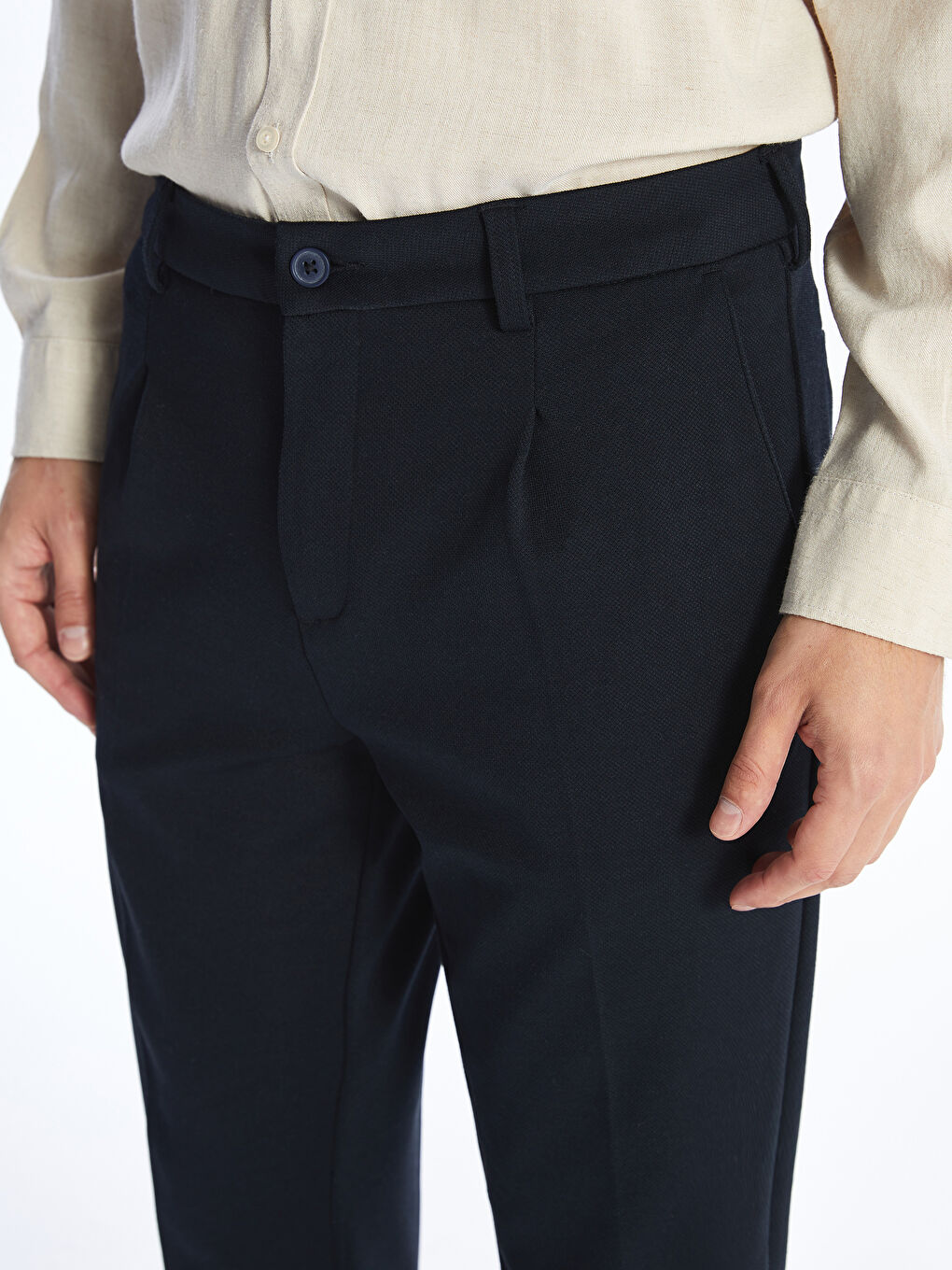 Standard Pattern Men's Chino Trousers -W40423Z8-KN7 - W40423Z8-KN7 - LC  Waikiki