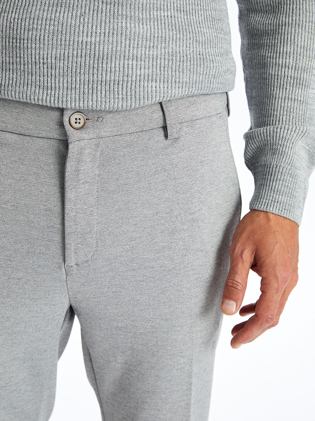 VIP【送料関税込】ERMANNO SLIM TROUSERS Super Slim trousers in technical wool for men, gray | PT Torino