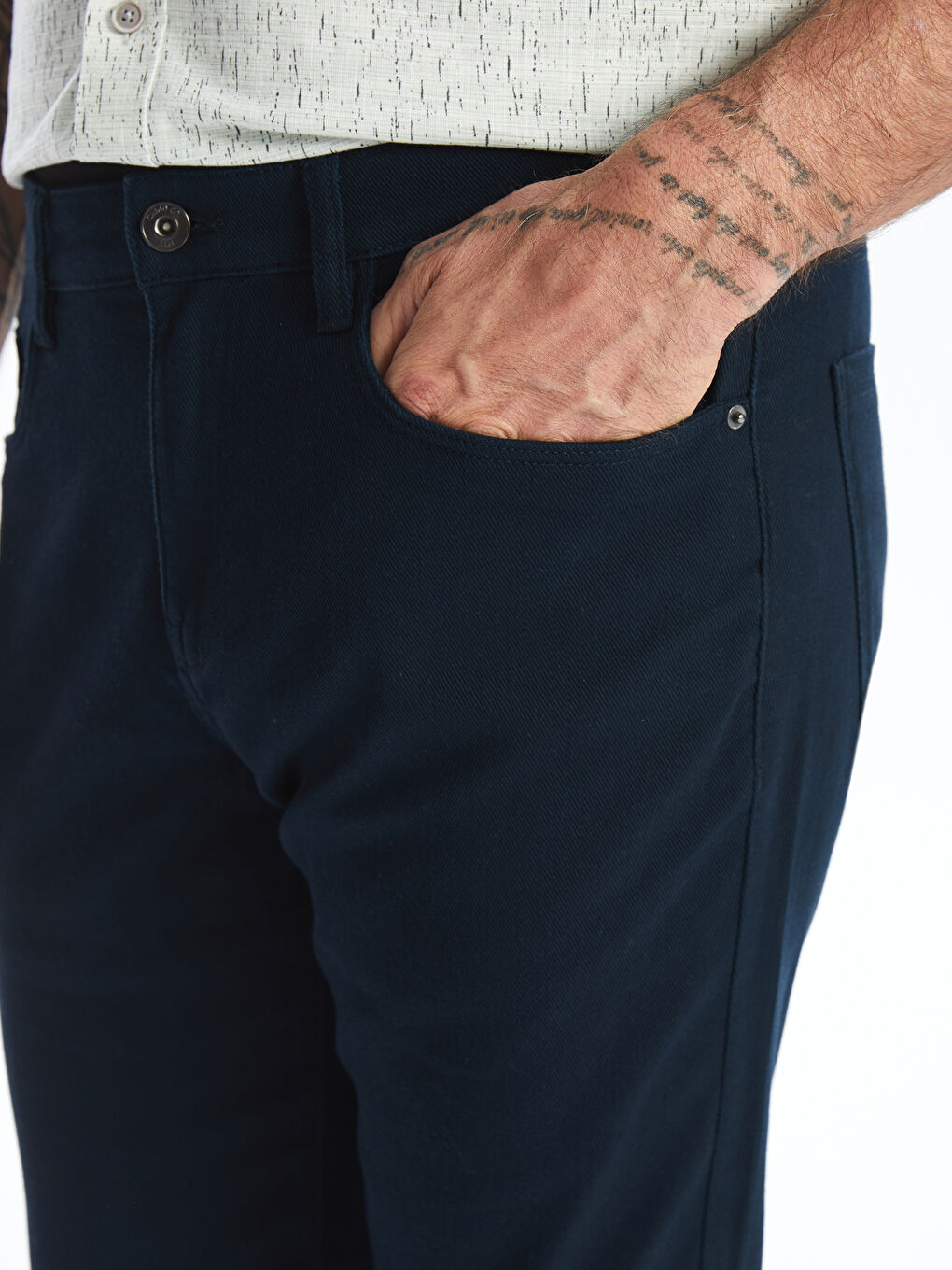 Slim Fit Men's Chino Trousers -W40426Z8-KN7 - W40426Z8-KN7 Slim Fit Men's Chino Trousers -W40426Z8-KN7 - W40426Z8-KN7
