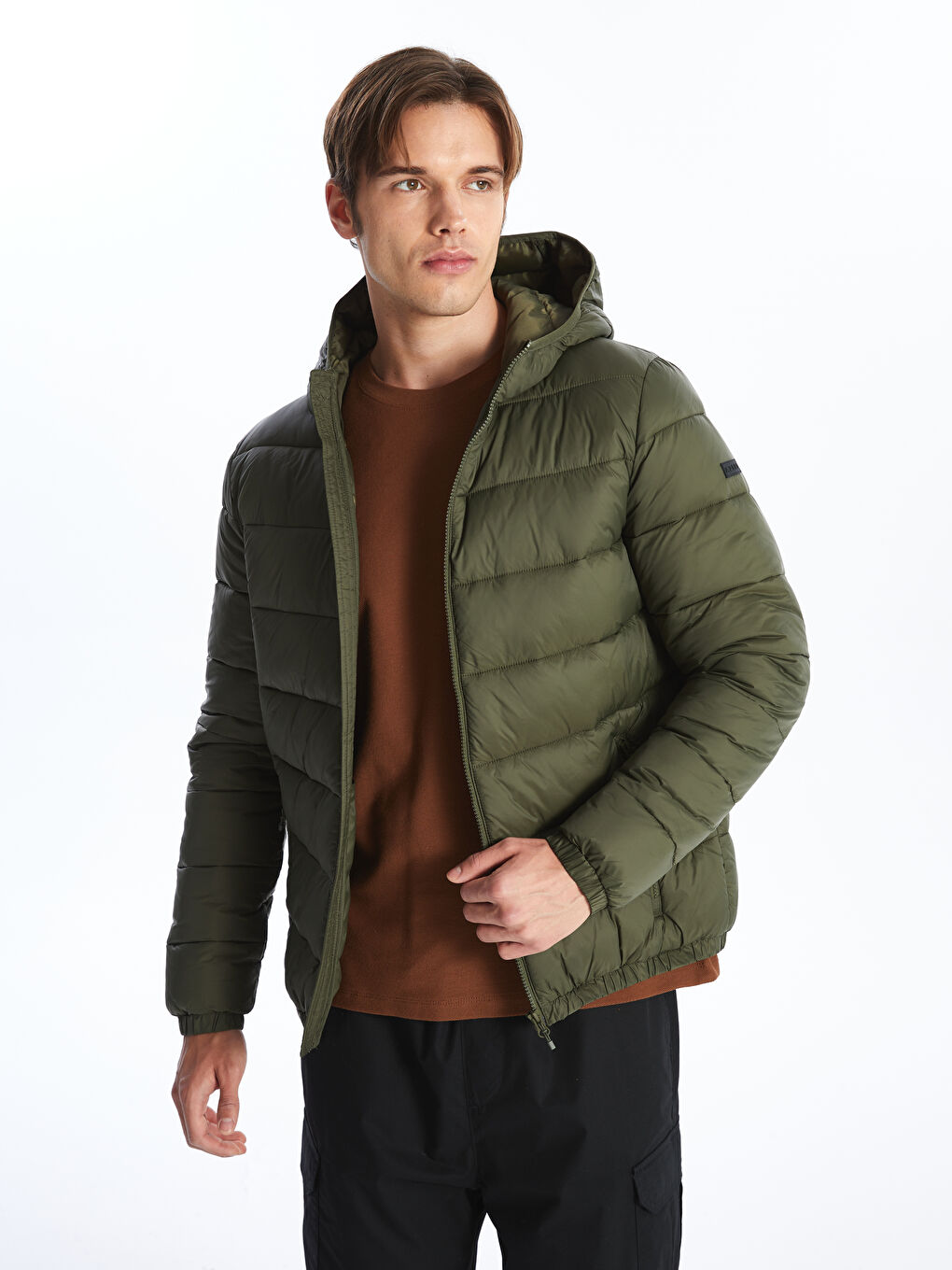 Slim fit down jacket mens hotsell