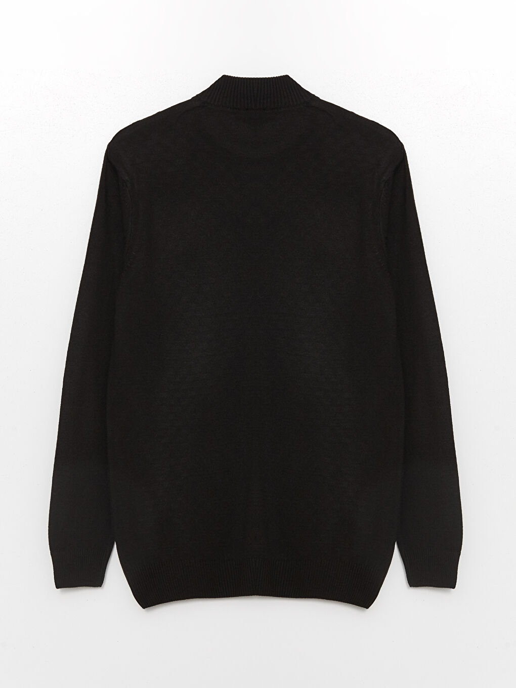 Half Turtleneck Long Sleeve Men's Tricot Sweater -W40731Z8-CVL -  W40731Z8-CVL - LC Waikiki