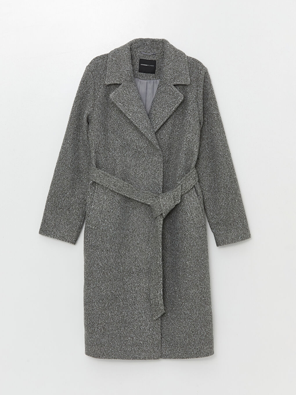 Jacket Collar Regular Long Sleeve Women's Cachet Coat -W40820Z8-L8N -  W40820Z8-L8N - LC Waikiki