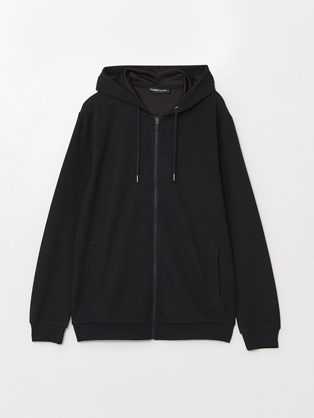 Hooded Long Sleeve Zipper Men's Sweatshirt -W40828Z8-RFH - W40828Z8-RFH -  LC Waikiki