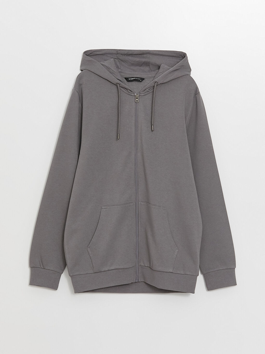 Hooded Long Sleeve Men's Thick Zippered Sweatshirt -W40829Z8