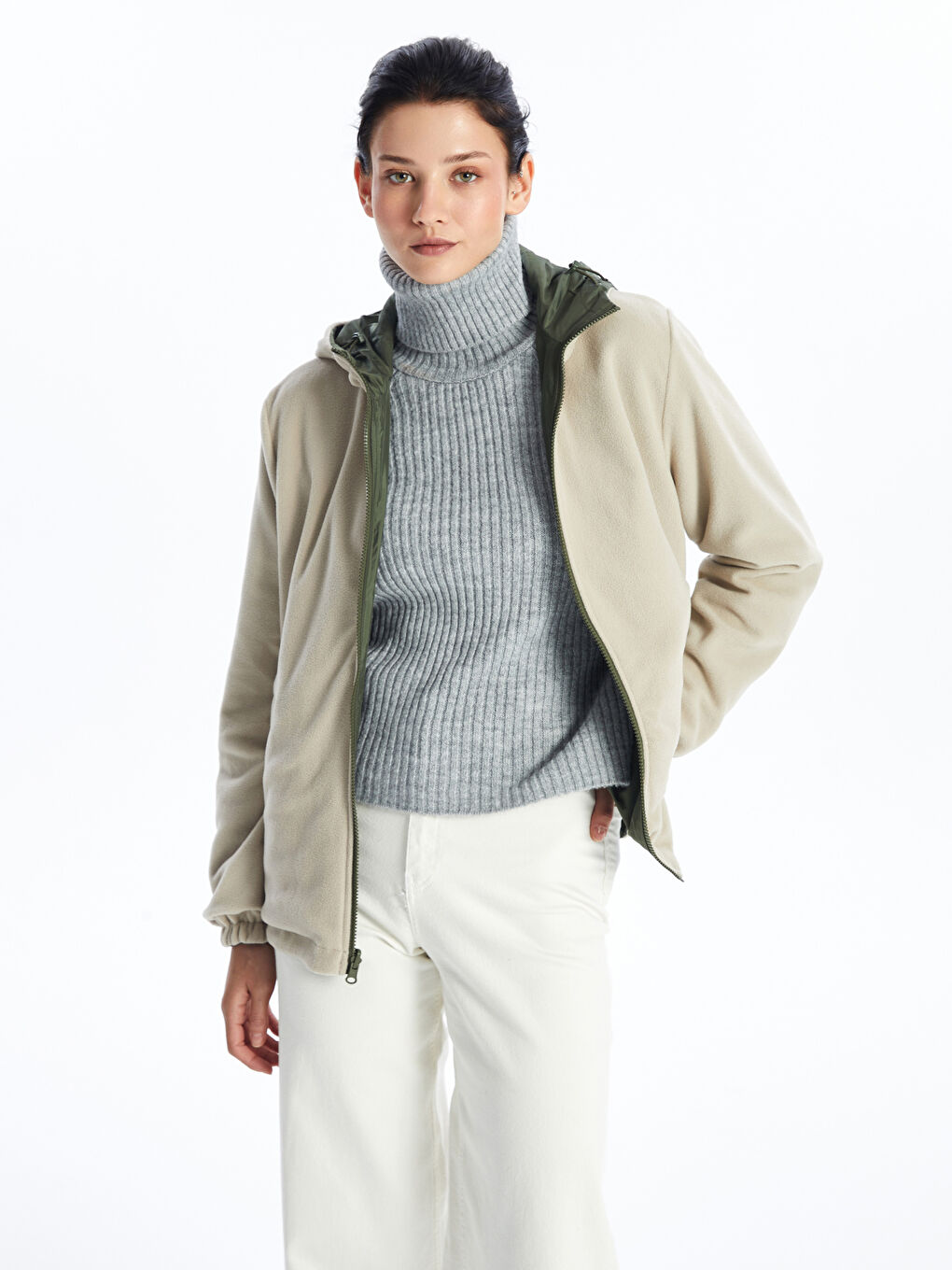 Khaki raincoat shop