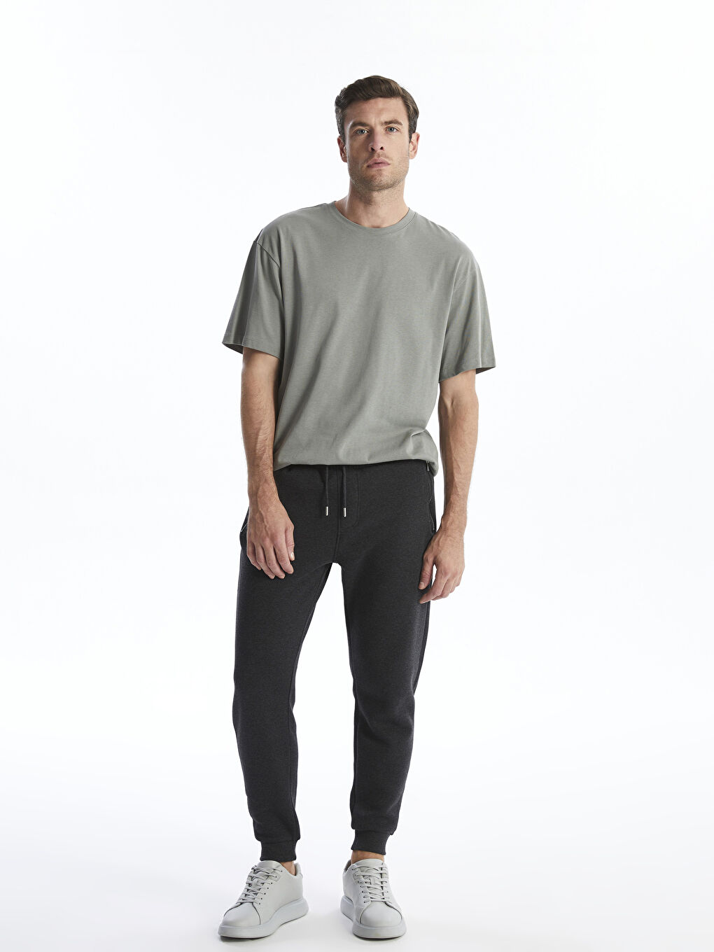 Standard Fit Men s Thick Jogger Sweatpants W40847Z8 D5D W40847Z8 D5D LC Waikiki