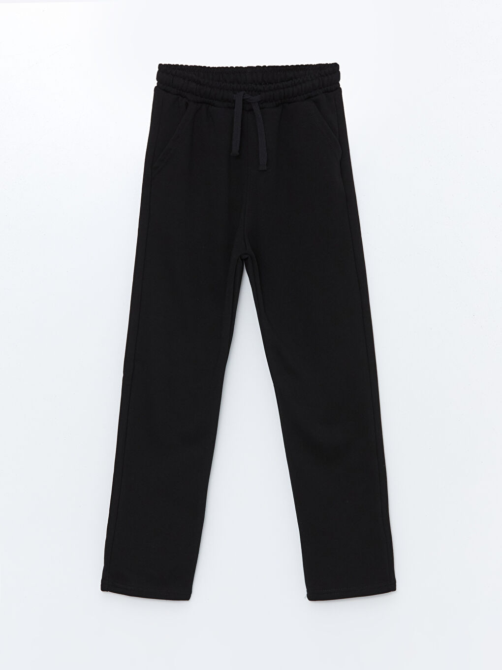 Boys plain black joggers best sale