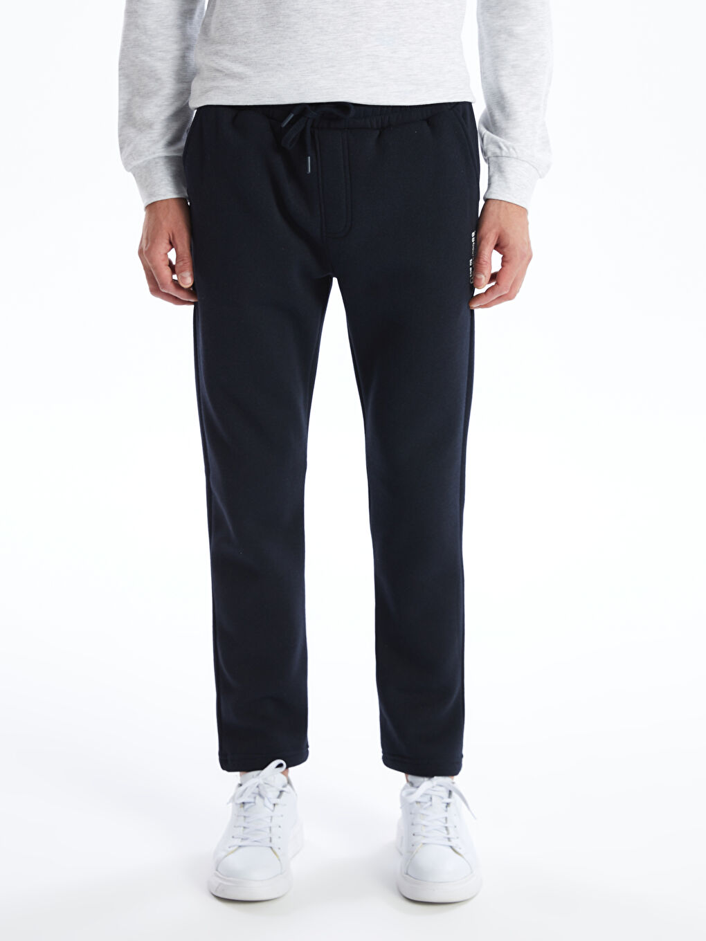 Standard Fit Men's Thick Sweatpants -W41583Z8-DWP - W41583Z8