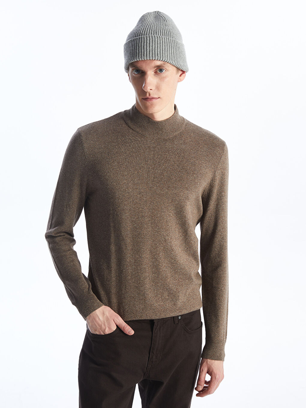 Turtleneck half sleeve on sale