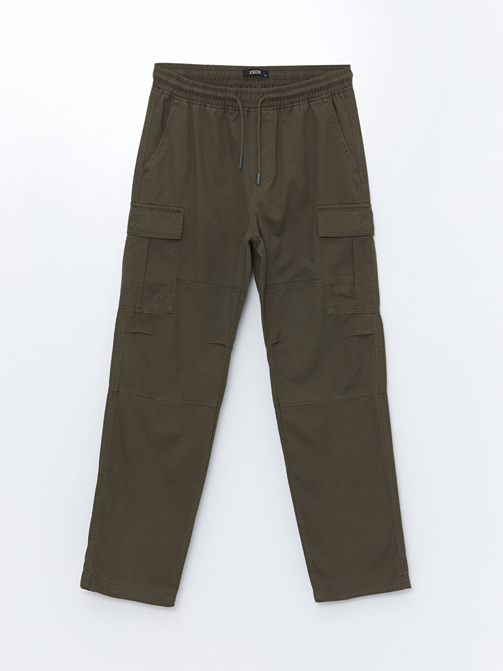 Comfortable Fit Gabardine Men's Cargo Pants -W42240Z8-SEM - W42240Z8-SEM -  LC Waikiki