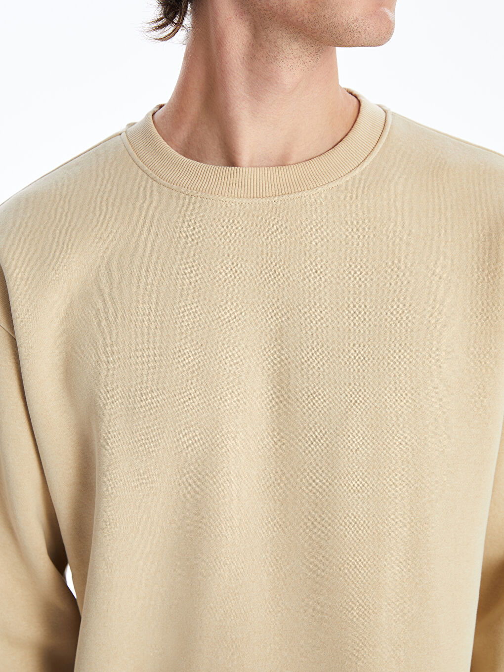 Crew Neck Long Sleeve Men s Thick Sweatshirt W42251Z8 VGK W42251Z8 VGK LC Waikiki