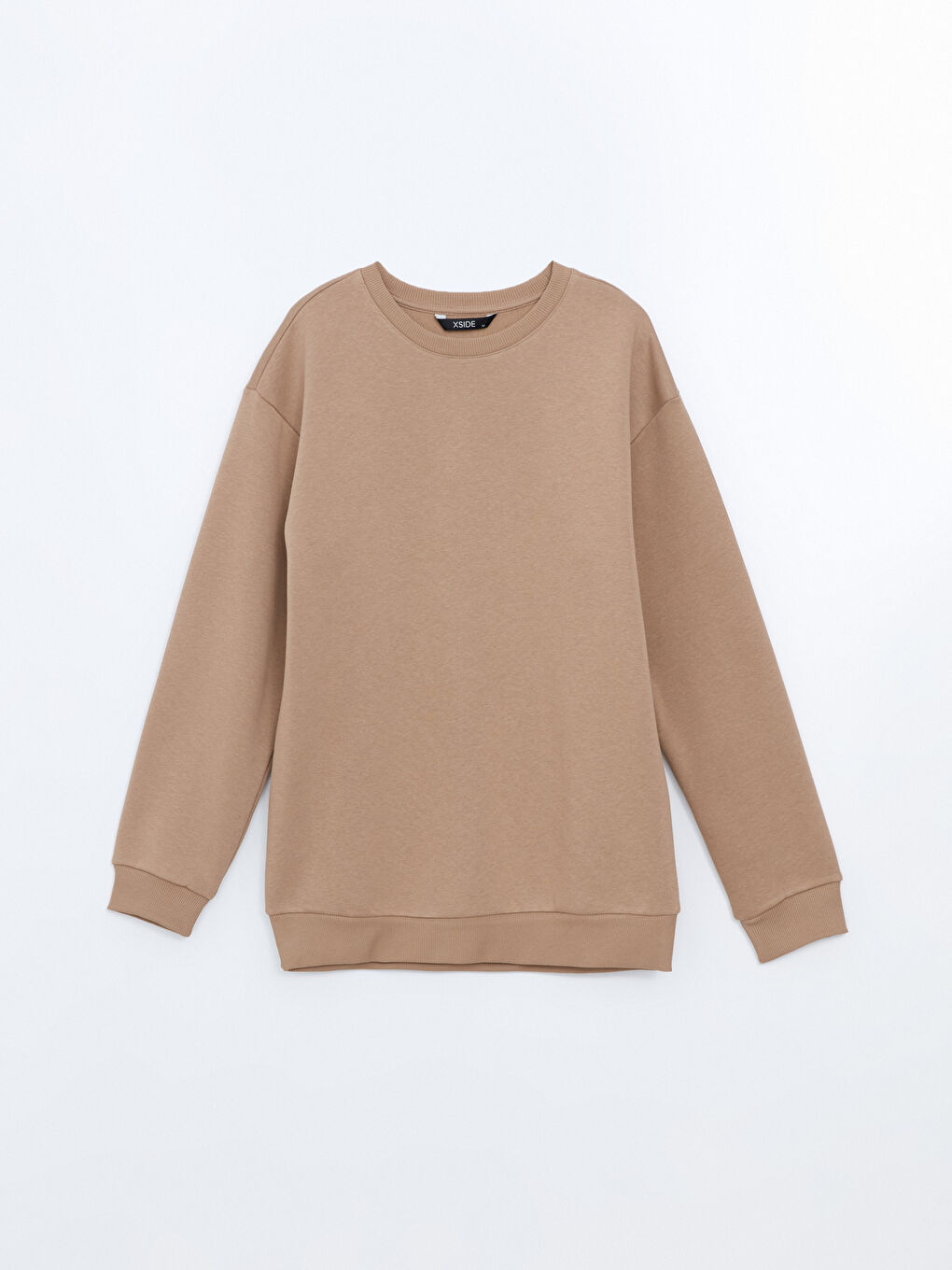 Crew Neck Long Sleeve Men's Thick Sweatshirt -W42251Z8-YKR