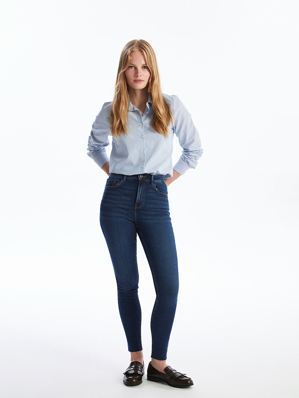 Jupiter Super Skinny Fit Kad n Jean Pantolon W42413Z8 309 W42413Z8 309 LC Waikiki