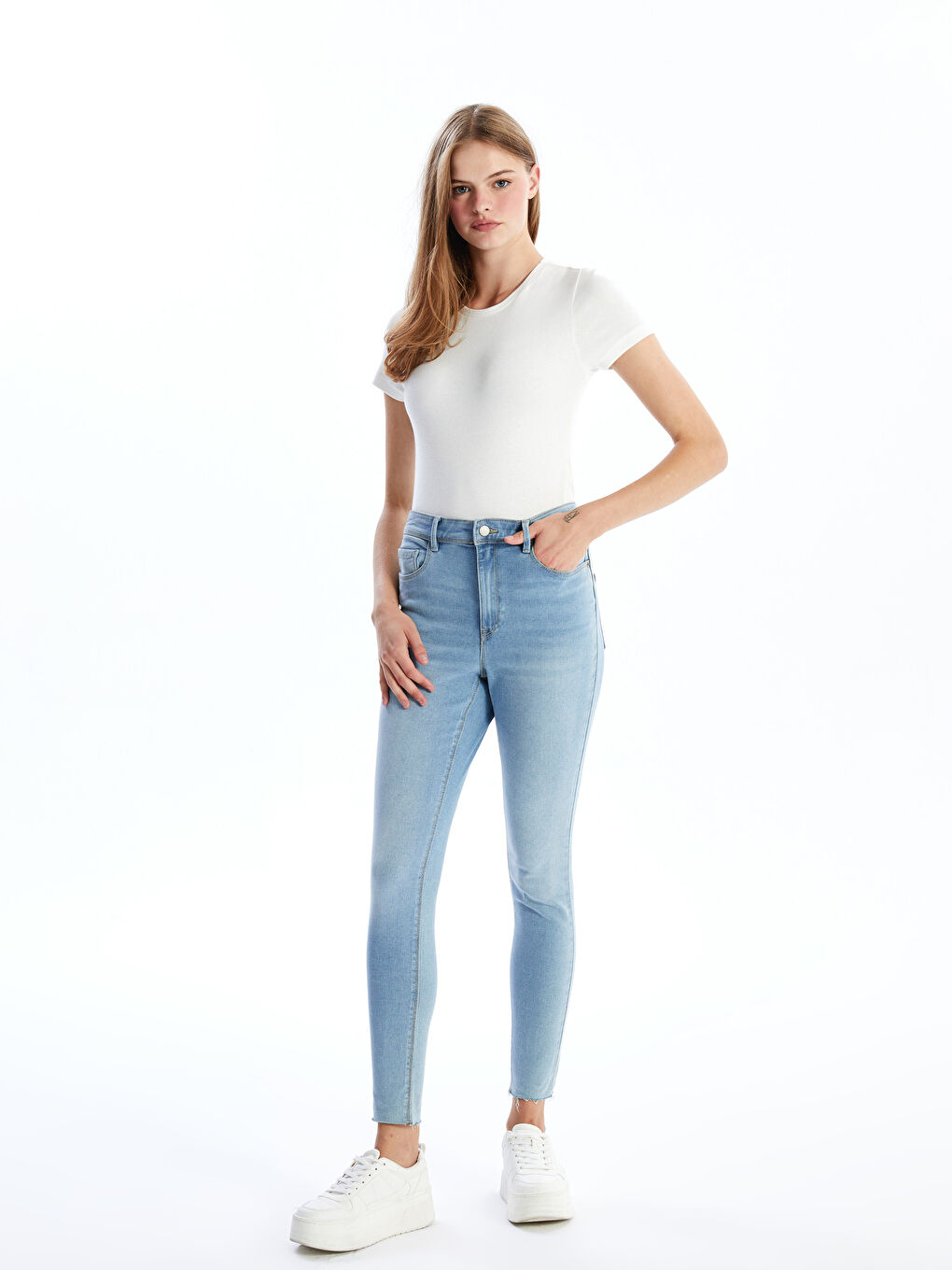 Jupiter Super Skinny Fit Kad n Jean Pantolon W42413Z8 311 W42413Z8 311 LC Waikiki