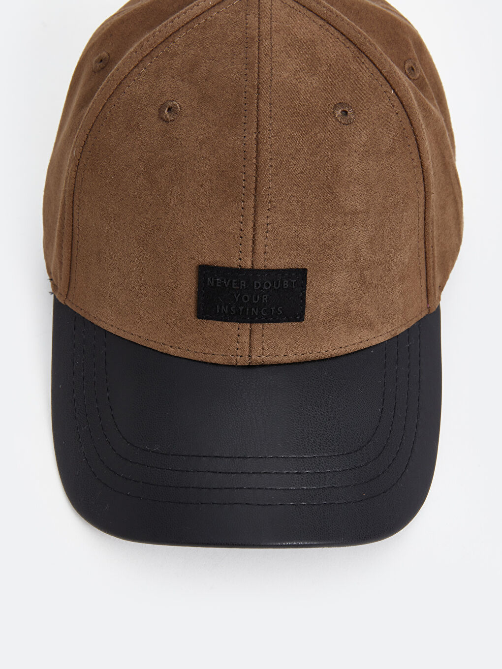 Suede Look Mens Cap Hat -W42546Z8-CRR - W42546Z8-CRR - LC Waikiki