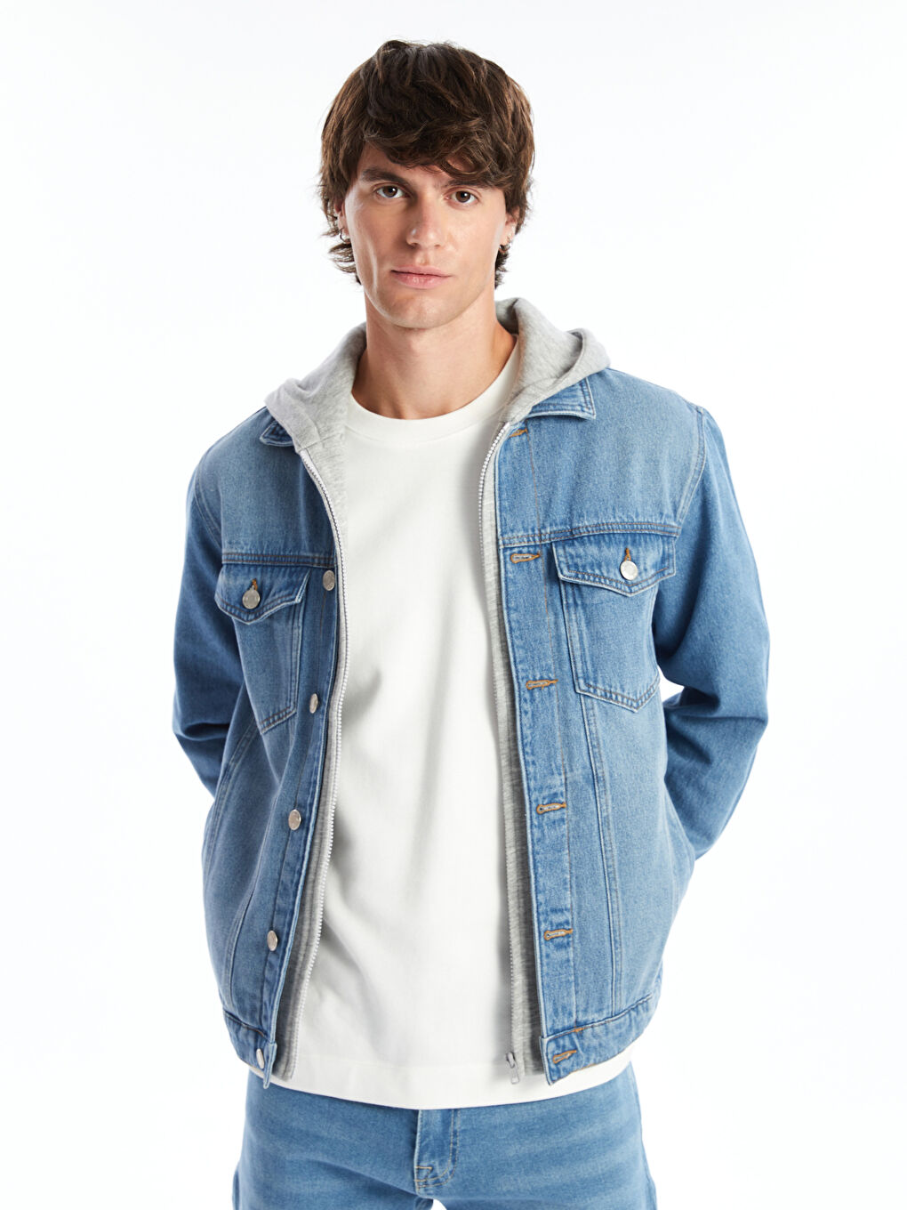 Jean jacket fit men new arrivals