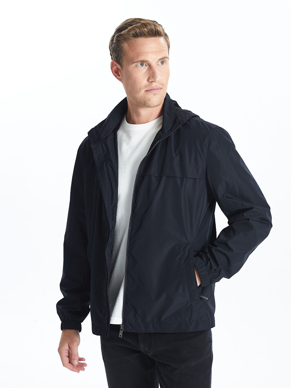 SOUTHBLUE Standard Fit Hooded Men's Coat -W43012Z8-Y3X
