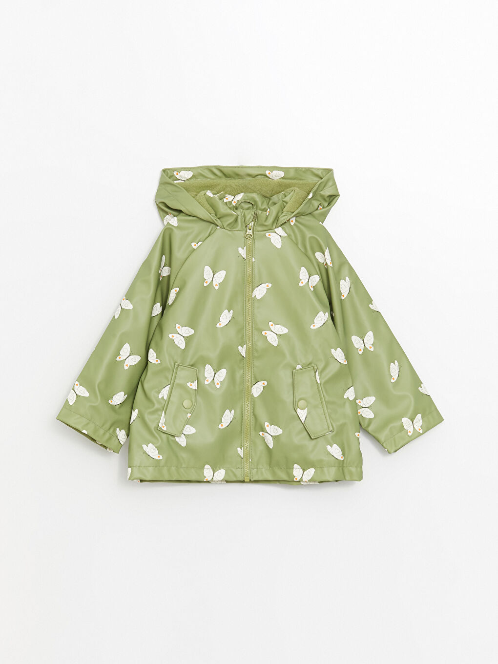 Hooded Printed Girls Raincoat W43024Z1 LRF W43024Z1 LRF LC Waikiki